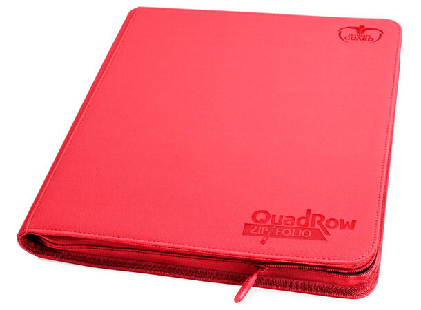 Zipfolio Xenoskin 24-Pocket Röd Ultimate Guard - För 480 kort - Quadrow 